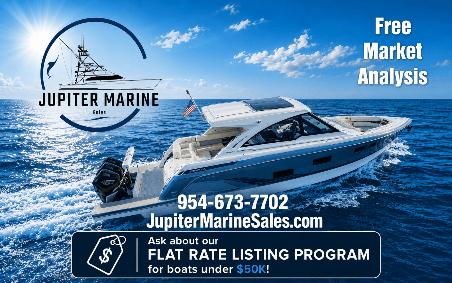 Jupiter Marine Sales Launches Innovative Flat Rate Boat Listing Program and New iOS App